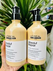 Dầu Gội L’Oréal Serie Expert Absolut Repair 500ml - Phục Hồi Tóc Hư Tổn, Dưỡng Ẩm Chuyên Sâu, Giúp Tóc Mềm Mượt