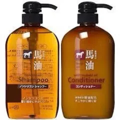 Bộ dầu gội xả mỡ ngựa Nhật Bản 633895