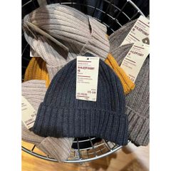 Mũ len và mũ Mũ Beret dạ MUJI unisex