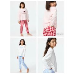 Bộ nỉ kid dành cho bé gái Uni