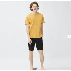 Bộ đồ Nam cotton quần đùi áo cộc GU 348882 633962