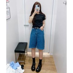 Quần short Jean Uni Japan