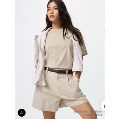 Áo cotton chất làm mát Airism UNI AUTHENTIC 465755 633997