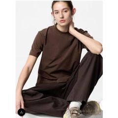 Áo cotton chất làm mát Airism UNI AUTHENTIC 465755 633997