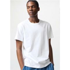 Áo thun cổ tròn AIRism Cotton của Nam Uni