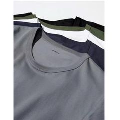 Áo thun cổ tròn AIRism Cotton của Nam Uni