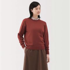 Áo len cổ tròn nữ Muji