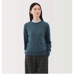 Áo len cổ tròn nữ Muji