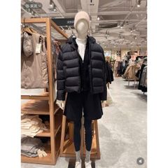 Áo phao lông vũ có mũ nữ Muji