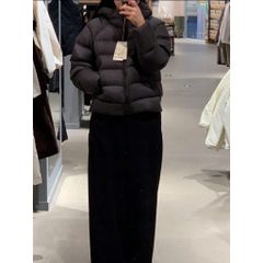Áo phao lông vũ có mũ nữ Muji