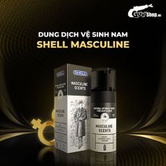 (Cao cấp) Dung dịch vệ sinh nam dạng bọt, hương thơm nam tính Shell Masculine Scents - 100ml Chính hãng