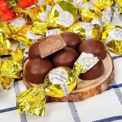 Kẹo Socola Huệ Vàng Nga 500g - Ngọt Béo Truyền Thống, Món Quà Ngọt Ngào Từ Nga, Hương Vị Đặc Trưng Bánh Kẹo