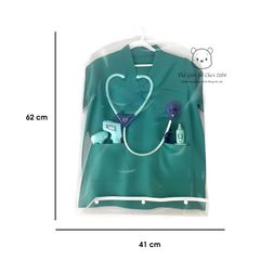 Bộ đồ chơi bác sĩ cho bé kèm áo bác sĩ và dụng cụ y tế đồ chơi nhập vai hướng nghiệp