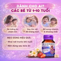 Viên Nhai Vitamin Tổng Hợp Cho Bé Blackmores Superkids Multi Chewables ÚC 60 Viên