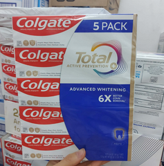 Kem đánh răng làm trắng Colgate Total Advanced Whitening 181g x 5 tuýp