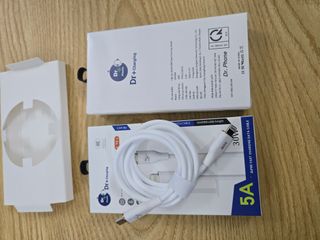 Cáp sạc nhanh 30W & 65W Type-C to Lighning, type-C to C cho iphone, Silicon bền bỉ, chống gãy gập siêu bền