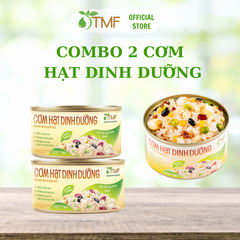 Combo 2 lon Cơm hạt dinh dưỡng ăn liền 160g TÂM MINH FOODS