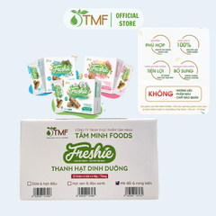 Thùng Thanh Hạt Dinh Dưỡng Gạo Lứt Freshie - Snack Healthy Thuần Thực Vật, Không Chiên Dầu, Năng Lượng Tươi Mới Hàng Ngày Tâm Minh Foods