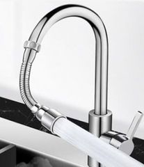 Vòi Nước Thép Không Gỉ 720 Độ Bẻ Cong - Ống Nối Dài Linh Hoạt Cho Nhà Bếp - Giải Pháp Rửa Chén Tiện Lợi