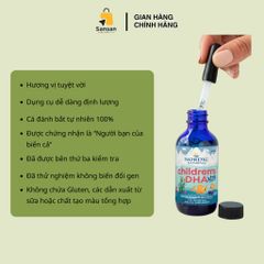 TPBVSK Dầu cá Nordic Naturals Children's DHA xtra dành cho bé 880mg, hương vị quả mọng 60ml, 90 viên - Nội địa Mỹ