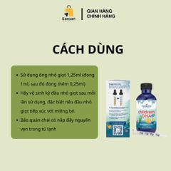 TPBVSK Dầu cá Nordic Naturals Children's DHA xtra dành cho bé 880mg, hương vị quả mọng 60ml, 90 viên - Nội địa Mỹ