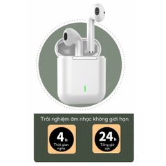 Tai nghe Bluetooth J18 TWS tích hợp đàm thoại, âm thanh HiFi, thao tác chạm
