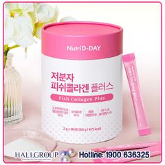 (Hàn Quốc) Collagen thủy phân trọng lượng thấp 500Da 90 gói Nutri D-DAY
