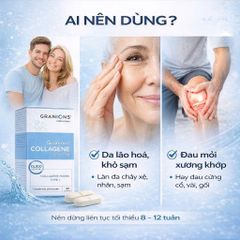 (sale date 11/26) Viên Uống Collagen Granions 2500mg -  Giảm Nếp Nhăn, Tăng Cường Độ Đàn Hồi Cho Da - 60 Viên