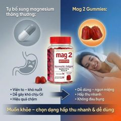 Viên Nhai Ngủ Ngon Mag2 Magnesium + Copper + Vitamin B6 45 Viên – Giảm Stress, Giảm mệt mỏi, bớt lo âu (date 11/2026)