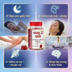 Viên Nhai Ngủ Ngon Mag2 Magnesium + Copper + Vitamin B6 45 Viên – Giảm Stress, Giảm mệt mỏi, bớt lo âu (date 11/2026)