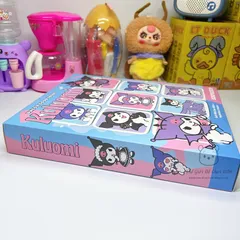 Hộp mù blindbox móc khóa Capybara, Kuromi, đồ chơi sưu tầm nhân vật dễ thương bất ngờ cho bé