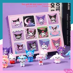 Hộp mù blindbox móc khóa Capybara, Kuromi, đồ chơi sưu tầm nhân vật dễ thương bất ngờ cho bé