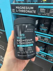 Viên uống bổ sung Magie Sports Research 135 viên- Magtein Magnesium L-Threonate, hàng Mỹ 635318