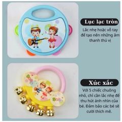 Đồ Chơi Lục Lạc và Xúc Xắc 5-7 Món Hình Nhân Vật Vui Nhộn - Phát Triển Thính Giác và Kỹ Năng Vận Động Cho Bé 0-2 Tuổi