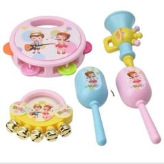 Đồ Chơi Lục Lạc và Xúc Xắc 5-7 Món Hình Nhân Vật Vui Nhộn - Phát Triển Thính Giác và Kỹ Năng Vận Động Cho Bé 0-2 Tuổi