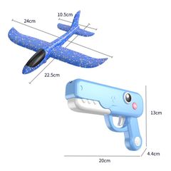 Cây Phóng Máy Bay Xốp Khủng Long Cho Bé – Đồ Chơi Máy Bay Bay Xa Kèm Súng Phóng – Đồ Chơi Vận Động Ngoài Trời