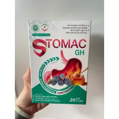 Dạ dày STOMAC GH - hỗ trợ giảm acid dịch vị, Ợ chua, trào ngược dạ dày thực quản (hộp 20gói)