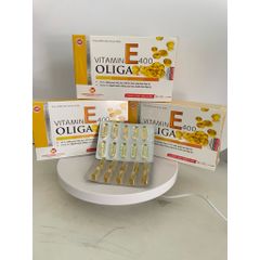 Vitamin E 400 Oliga 30 viên - Bổ sung Vitamin E, Đẹp da, chống lão hoá, chống oxy hoá