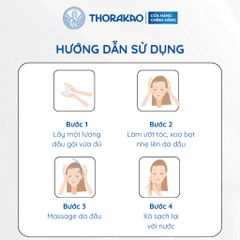 Gội Xả Thorakao 2IN1 Bồ Kết Giảm Gàu Giúp Tóc Đen Mượt 400ML