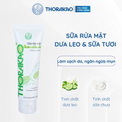 Sữa Rửa Mặt Thorakao Dưa Leo Sữa Tươi 100G