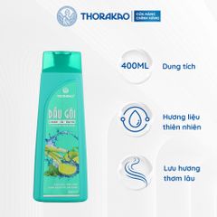 Gội Xả Thorakao 2IN1 Chanh Sả Bạc Hà Kiềm Dầu Giảm Gàu 400ML