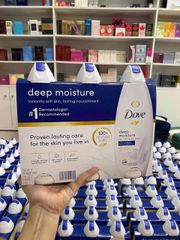 Set 3 Sữa Tắm Dove Deep Moisture 709ml – dưỡng ẩm da