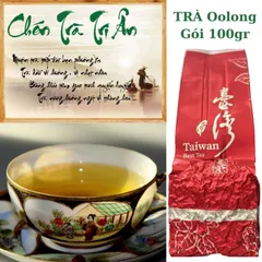 Trà Oolong KIM TUYÊN Cầu Đất Thượng Hạng - Ngọt nhẹ, thanh mát, hậu sâu lắng, không chát gắt.