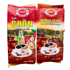 Cà phê Chồn Hương Moka, 500gr Thắng Coffee, Cà phê chồn gu mạnh vị đậm, cà phê xay pha phin chuẩn vị truyền thống