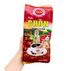 Cà phê Chồn Hương Moka, 500gr Thắng Coffee, Cà phê chồn gu mạnh vị đậm, cà phê xay pha phin chuẩn vị truyền thống