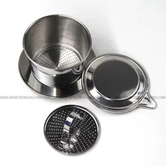 Phin pha cà phê cafe bằng inox Coffee Finter cafe đẹp cao cấp Sài Gòn Long Cam
