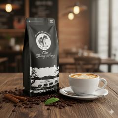 Cà Phê Chồn Nâu Đông Á 500g (Túi Đen), Hương Moka Đặc Trưng, Gu Cafe Đậm Đặc