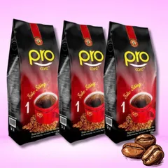 (Combo 1.5kg - 3 Túi F1 Pro) Cà Phê Long King Pro F1 500g, Cafe Đen Đá Sánh Đậm Thơm Đặc trưng Robusta