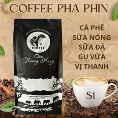Cà Phê Đen Đá Chồn Nâu Đông Á 500g, Gu Đậm Đen Mạnh Đắng Béo Thơm