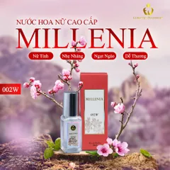 Nước Hoa Nữ MILLENIA 002W Nhẹ Nhàng, Ngọt Ngào, Dễ Thương Lưu Hương 7-12 Tiếng 10ml